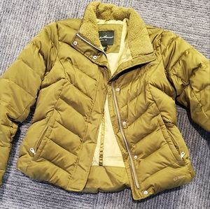 Eddie Bauer Good Down Puffer Coat sz Small Petite